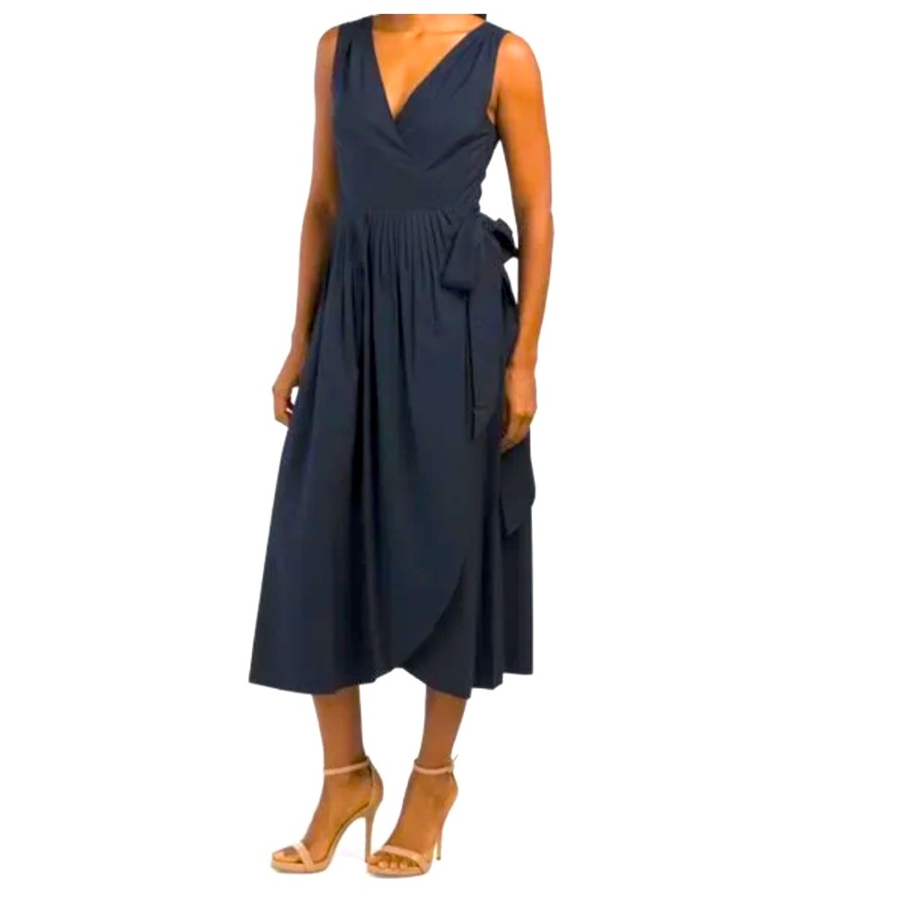 Vince | Womens Navy Sleeveless Wrap Dress NWT $200 OFF!!!!!